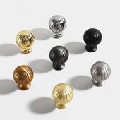 新款 锌合金单孔圆形圆球拉手床头柜衣柜酒柜抽屉金色把手厨柜简约