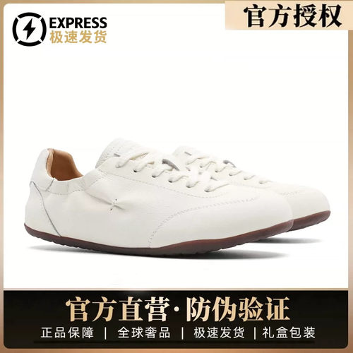 【火云甄选】休闲软底德训鞋男款2026秋季复古褶皱透气阿甘板鞋女