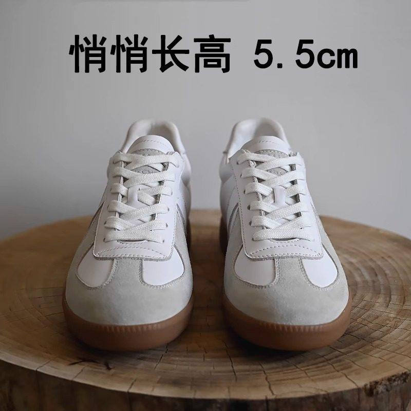 德国正品真皮复古德训鞋厚底增高男女鞋2026新款休闲运动阿甘板鞋,流行男鞋,德训鞋,淘宝优惠券,粉丝福利购,淘宝优惠卷