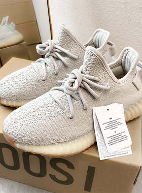 奢椰子350鞋男款女2025春季新款芝麻灰运动鞋og yeezy软底休闲鞋