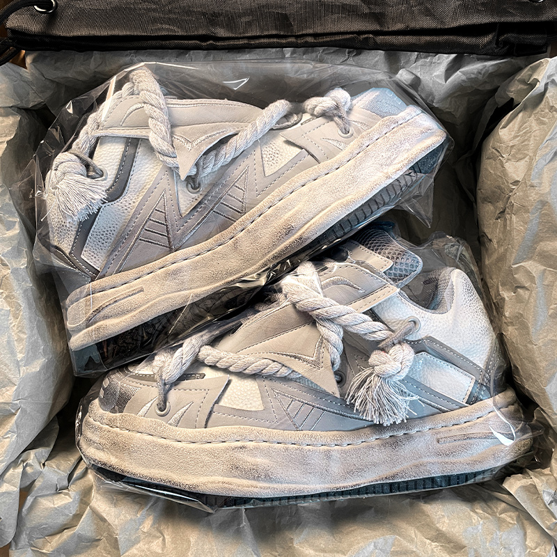 官方正品7CM隐形内增高溶解鞋男女同款面包鞋冬季厚底休闲板鞋潮