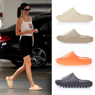 OG YEEZY广椰子拖鞋夏季厚底运动健身男女鞋外穿踩屎感休闲一字拖
