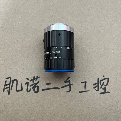 请询价 35mm工业定焦镜头1:1.4C口 2/3英寸 5MP 量大议价成色95新