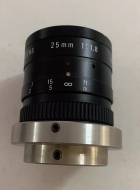 COSMICAR TELEVISION LENS 25mm 1：1.8 C口工业镜头