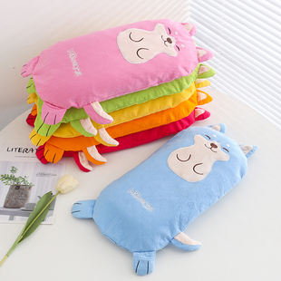 宝宝枕头柴犬狗卡通枕套荞麦皮可拆洗纯棉幼儿园儿童可爱透气吸汗