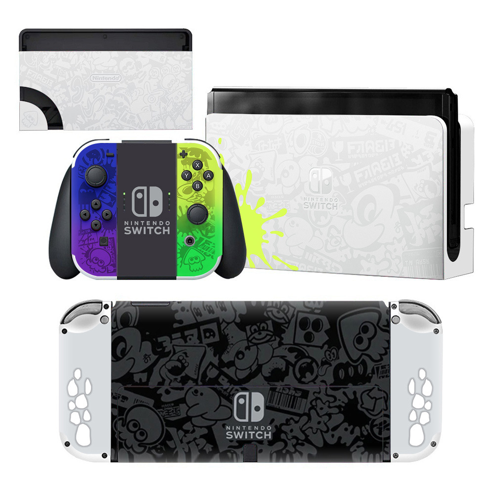 适用任天堂Switch oled贴纸 NS贴纸 Switch痛贴防刮耐护贴膜