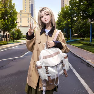 韩版青春少女小书包女生轻便休闲旅行双肩背包个性创意设计炸药包