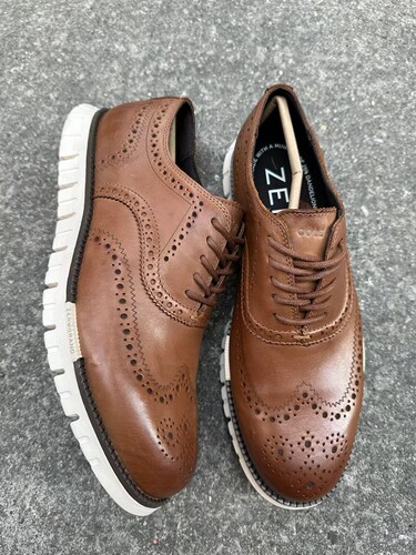 2025新款CH可汉复古英伦风雕花皮鞋真皮低帮商务皮鞋休闲皮通勤鞋