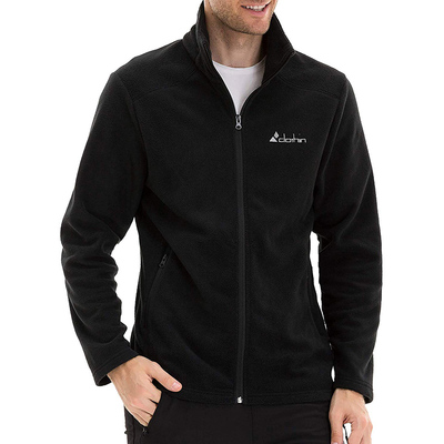 外贸肥大款男士户外抓绒衣保暖加绒长袖夹克冬季防风耐寒CJ15003