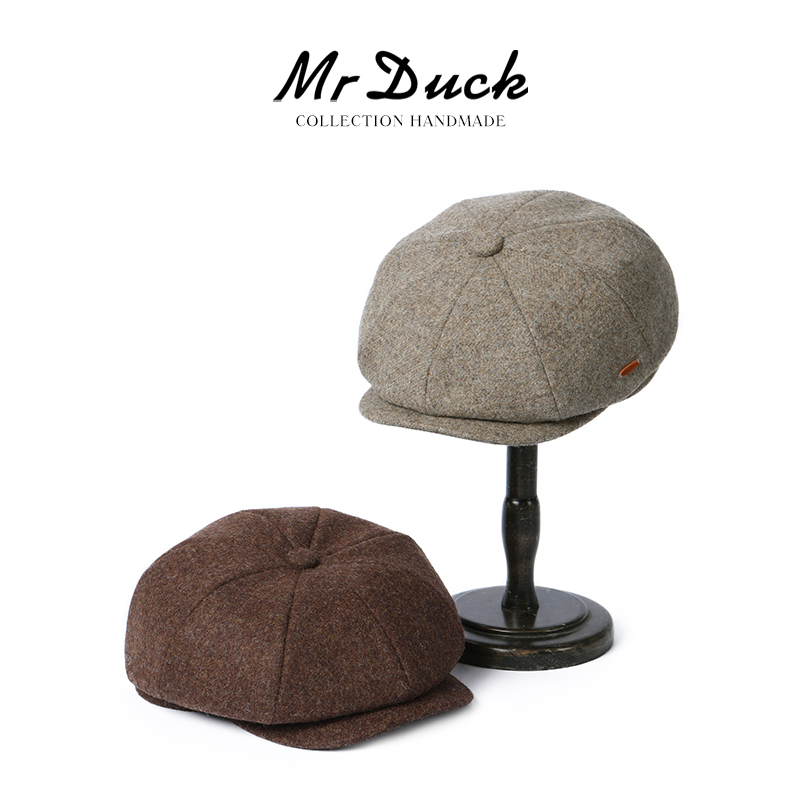 英国MOON老钱风报童帽男女款