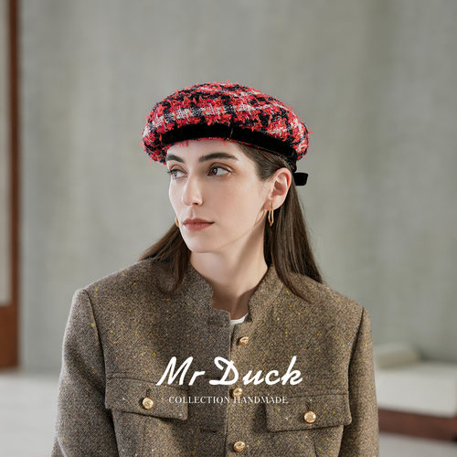 mrduck浮生梦法式小香风贝雷帽