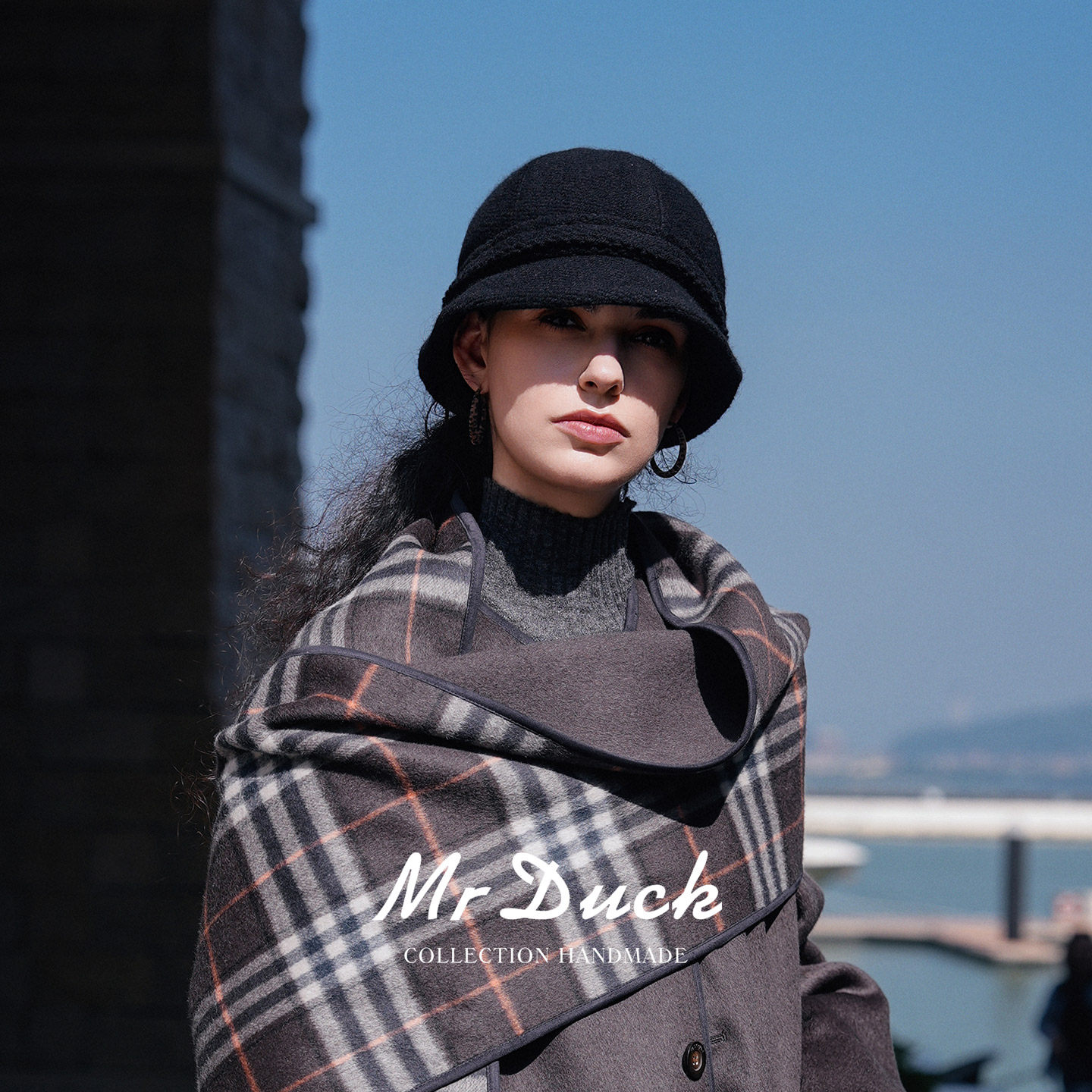 mrduck织光 柔软舒适纯羊毛钟形水桶帽女冬 松弛帽包脸显脸小帽子,服饰配件/皮带/帽子/围巾,帽子,淘宝优惠券,粉丝福利购,淘宝优惠卷