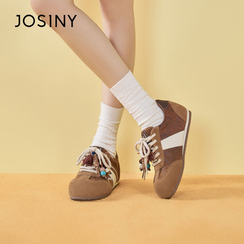 卓诗尼25冬季新款复古德训鞋