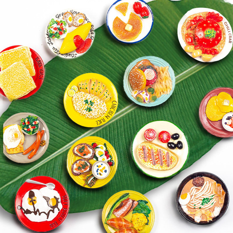 莎莎小饰界东南亚美食蛋包饭汉堡薯条冰箱贴装饰磁贴磁性贴吸力贴,家居饰品,冰箱贴,淘宝优惠券,粉丝福利购,淘宝优惠卷