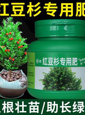 红豆杉专用肥杉树肥料有机肥营养液叶面喷施肥颗粒缓释肥盆栽花肥