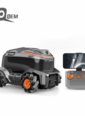 IQOEM 专利产品2.4G遥控摄像车侧行特技车高清FPV视频车玩具男生