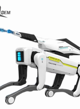 IQOEM AI智能握手阿尔法狗语音编程打弹机器狗遥控机器人玩具礼物