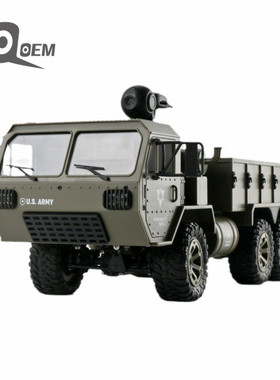 IQOEM 超大RC六轮军卡摄像越野遥控汽车六驱攀爬车男孩儿童玩具车
