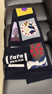 百搭针织围巾女保暖护颈围脖 韩版 设计款 全毛围巾宽26长172新款