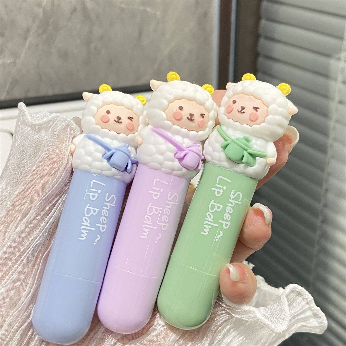 唇膏学生党高颜值羊了个羊润唇膏无色滋润补水保湿男女小孩子儿童