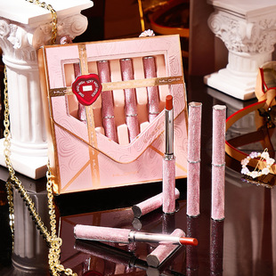 口红送闺蜜生日礼物包包套装礼盒不掉色柔雾唇釉送女友化妆品套盒