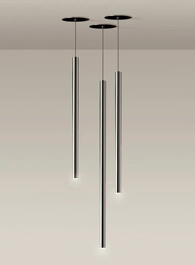 意大利Canna Nuda Metallo吊灯极简创意个性客厅餐厅卧室悬挂灯