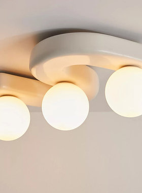 设计师Wally Flush Mount Light吸顶灯极简创意客餐厅书房卧室灯