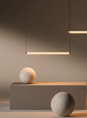 设计师vibia Asia吊灯长现代简约创意会议室办公室餐厅吧台书房灯