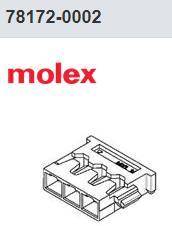 0781720002 MOLEX 线对板  集管和线壳 2P WTB HOUSING PICO