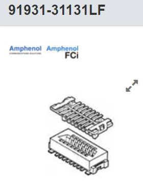 91931-31131LF 板对板与夹层连接器 31P RECEP ASSY