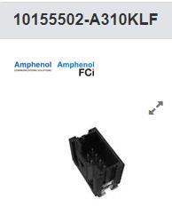 10155502-A310KLF 汽车连接器 Minitek MicroSpaceXS 1.27mm 10P