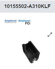 10155502-A310KLF 汽车连接器 Minitek MicroSpaceXS 1.27mm 10P