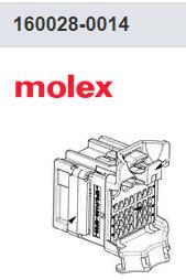160028-0014 MOLEX  汽车连接器  stAK50h Rcpt 32Ckt Purple Key