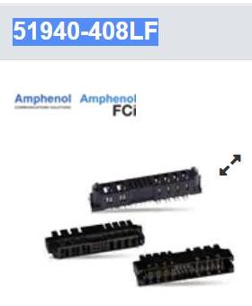 51940-408LF电源到板 Conn Pwr RCP 12S7P 直母 电源模块 大电流