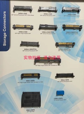 PSASF2130441TR SAS PCIe,12G, 68pin, socket, RightAngle, Surf