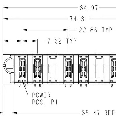 10106262-A003002LF 9ACP+12S+1ACP 弯公 充电桩 30KV充电模块