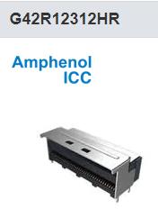 G42R12312HR 安费诺 标准卡缘连接器  MCIO R/A 74P 30u