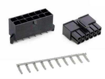 10158070-122LF Minitek®Pwr 5.7 Connector System, Receptac