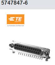 5747847-6 TE D-Sub 现货 标准连接器 RECP FRNT MTL SHL 37