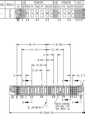 51915-407LF PwrBlade®, Power Connectors, 16S4P8S6P8S RAR