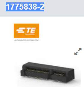 1775838-2 PCIE  mSATA/mini PCI-E 5.6H 原厂进口正品 TE连接器