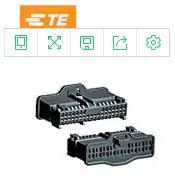 2141576-1 汽车连接器 32POS NANO MQS TL PLUG HSG CODE A