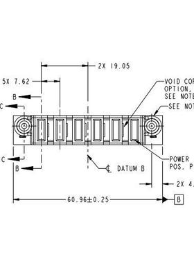 51940-451LF PwrBlade®, Power Supply Connectors, 6ACP 直母