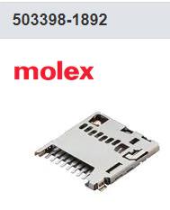 503398-1892 MOLEX MICRO SD PUSH/PUSH NORMAL 1.28MM 8C