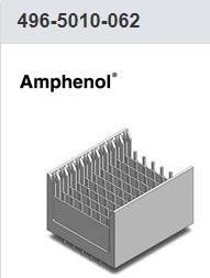 4965010062  ATCS  背板 VHDM 6.25mm pin length 直公
