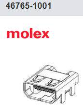467651001 MOLEX  Micro HDMI 弯母  SMT TH SHELL TABS 19P