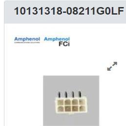 10131318-08211G0LF 电源到板 MINITEK PWR4.2 HCCRA 8P