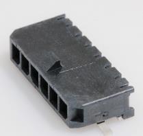 436500612  MOLEX 电源 线对板  Micro-Fit 3.0 弯公 6P