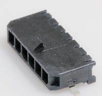 436500612  MOLEX 电源 线对板  Micro-Fit 3.0 弯公 6P