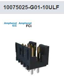 10075025-G01-10ULF FCI 线对板 2MM SHROUDED 2 ROW 直公